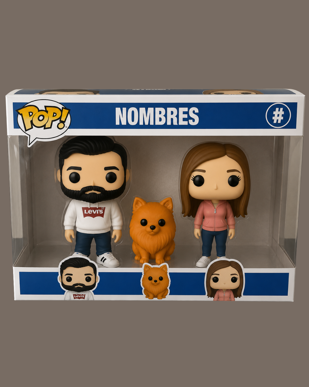 FUNKS DUO - EDICIÓN PERSONALIZADA 9 CM. (1 MASCOTA DE 5 CM. GRATIS)