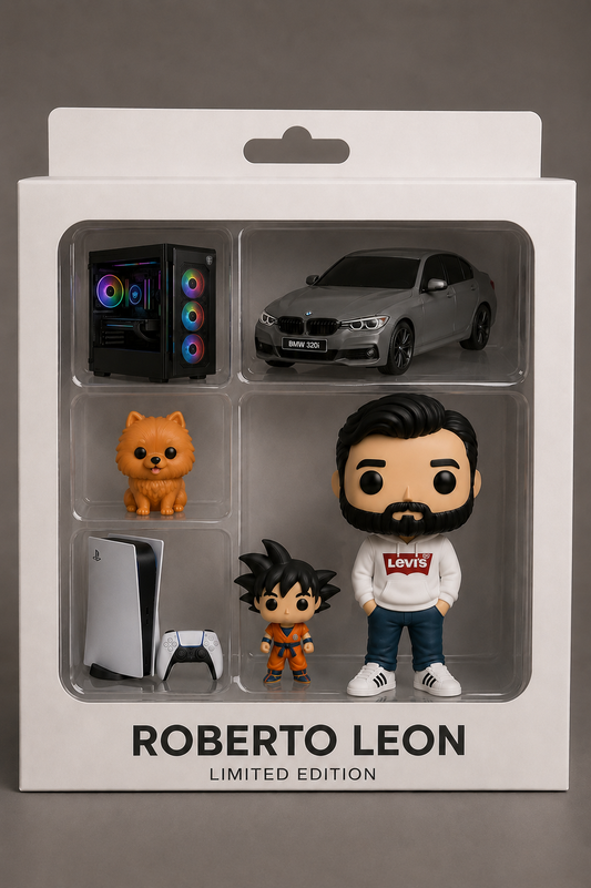 FUNKS INDIVIDUAL + 5 O 6 ACCESORIOS + BASE ACRÍLICO - EDICIÓN PERSONALIZADA